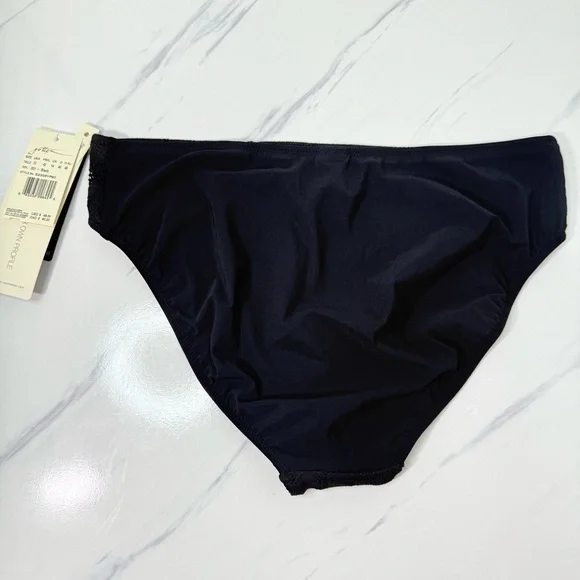NWT Profile by Gottex Late Bloomer Classic Fit Black Lace Bikini Bottoms Size 12 - Picture 12 of 12